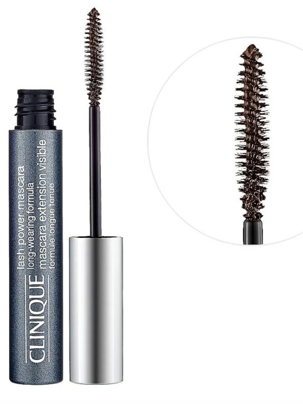 Clinique TRAVEL SIZE Lash Power Mascara 04 Dark Chocolate - NIB 0.21OZ/6ML